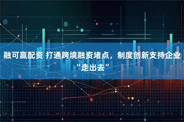 融可赢配资 打通跨境融资堵点，制度创新支持企业“走出去”